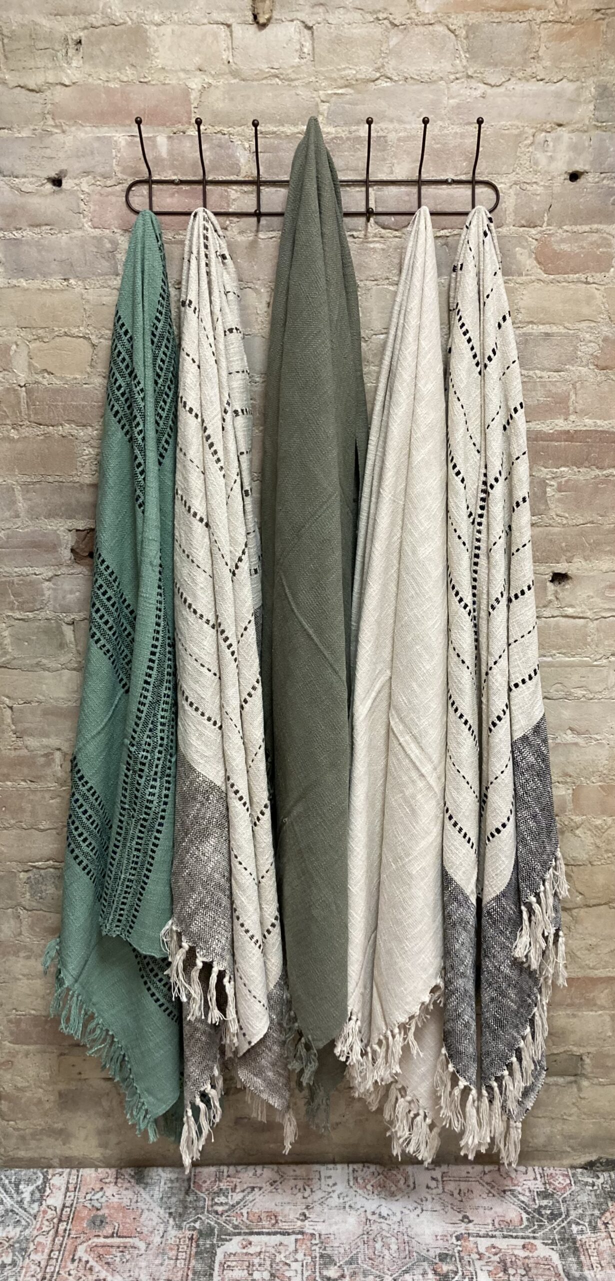THROW – 100% COTTON / HAND WOVEN