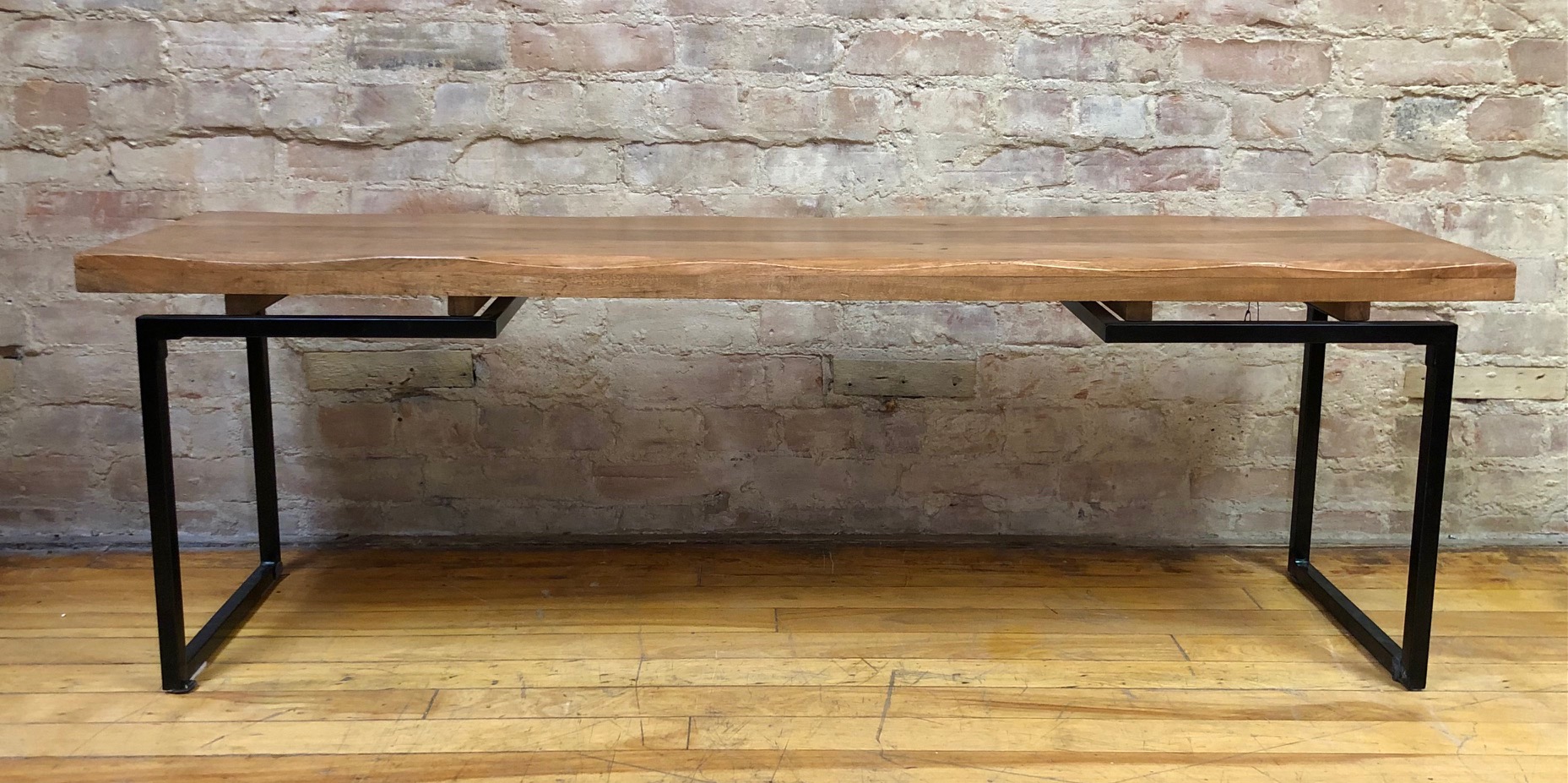 BENCH –  LIVE EDGE / IRON FRAME