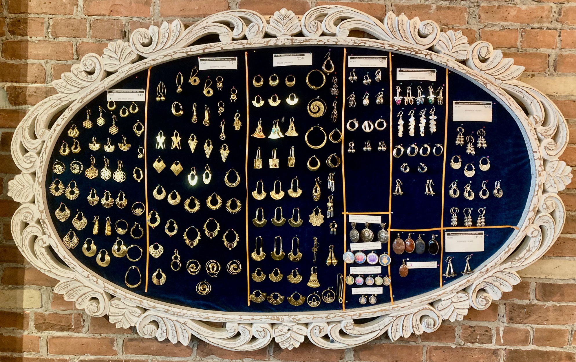 EARRINGS – BRASS