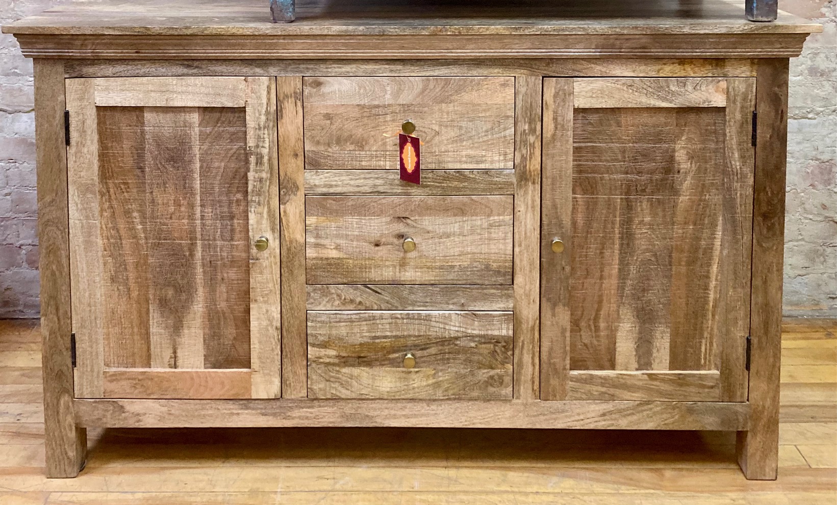 SIDEBOARD – SOLID MANGO – TWO DOORS / THREE DRAWERS