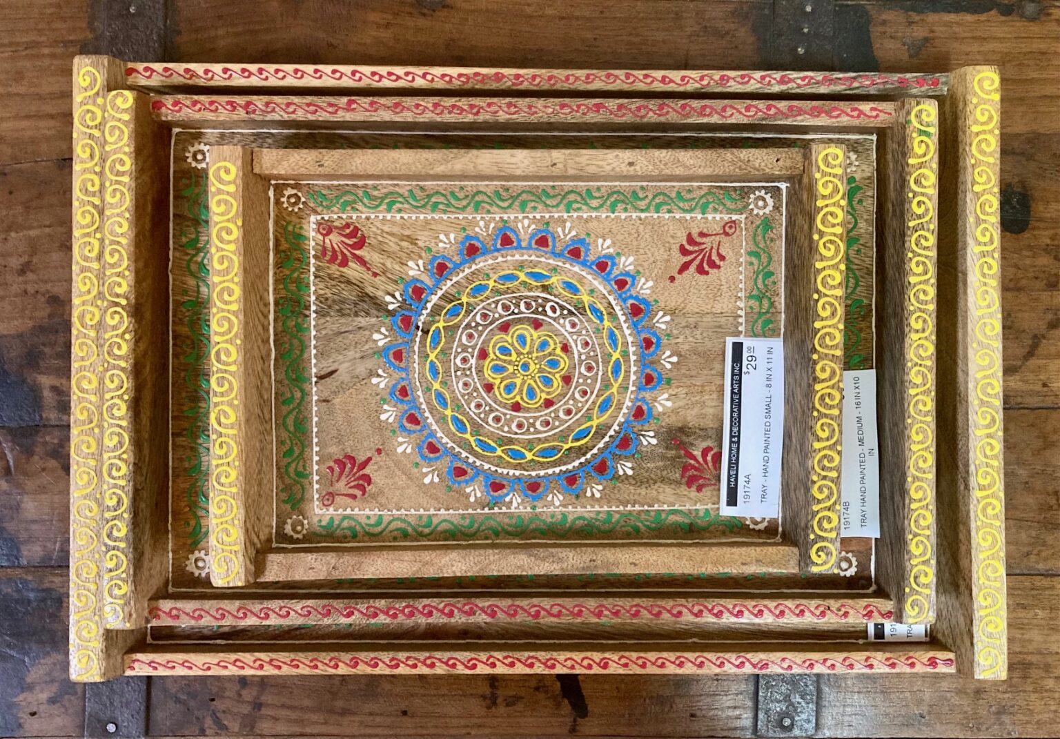 TRAY – HAND PAINTED