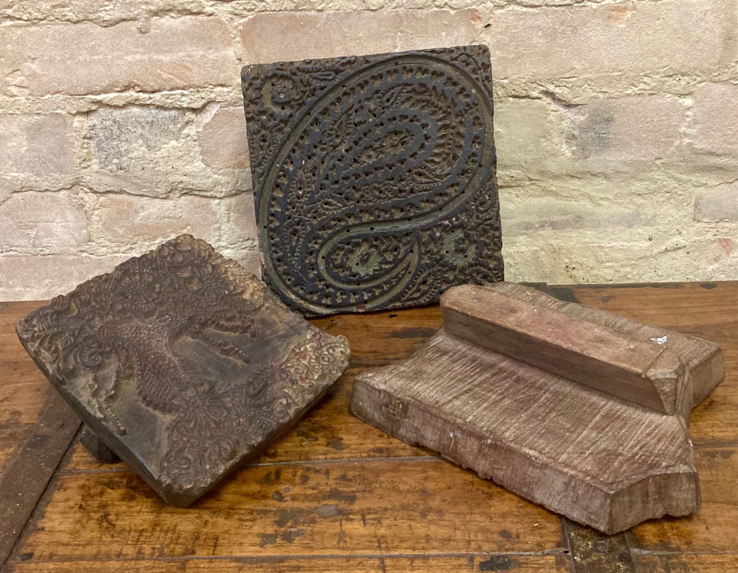 BLOCKS – VINTAGE ORIGINAL – FABRIC PRINTING – LARGE