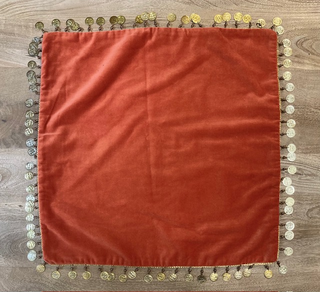 PILLOW – VELVET – COIN EDGE – 20″