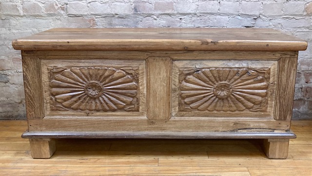 BOX- VINTAGE  – CARVED PANELS