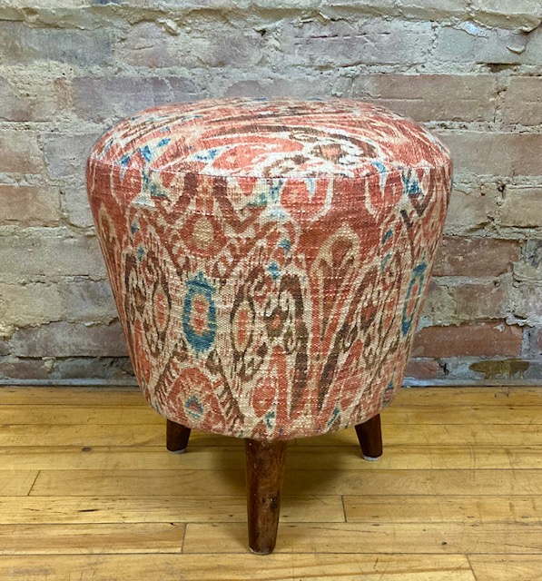 STOOL – PRINTED IKAT PATTERN