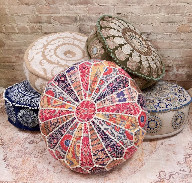 POUF – EMBROIDERED PATTERNS