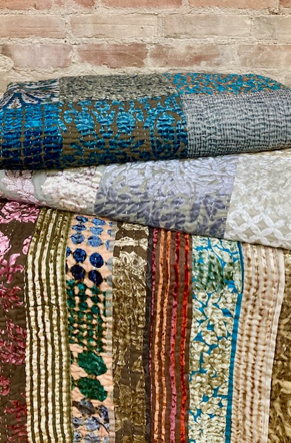 BEDCOVER – VELVET PATCHWORK